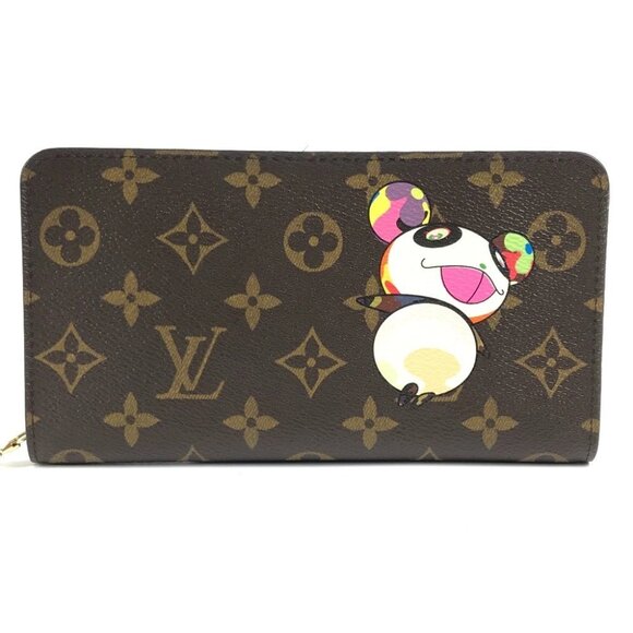 LOUIS VUITTON M61729 Monogram Panda Takashi Murakami Porto Monnaie Zip wallet - Picture 1 of 15